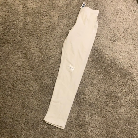 NWT white Girl leggings size 10-12 old navy - Picture 1 of 4
